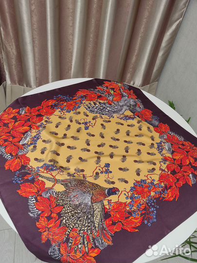 Шелковый платок авторский (натуральный шелк)