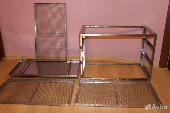 Коптильня горячего копчения из нерж стали 1,5-2мм