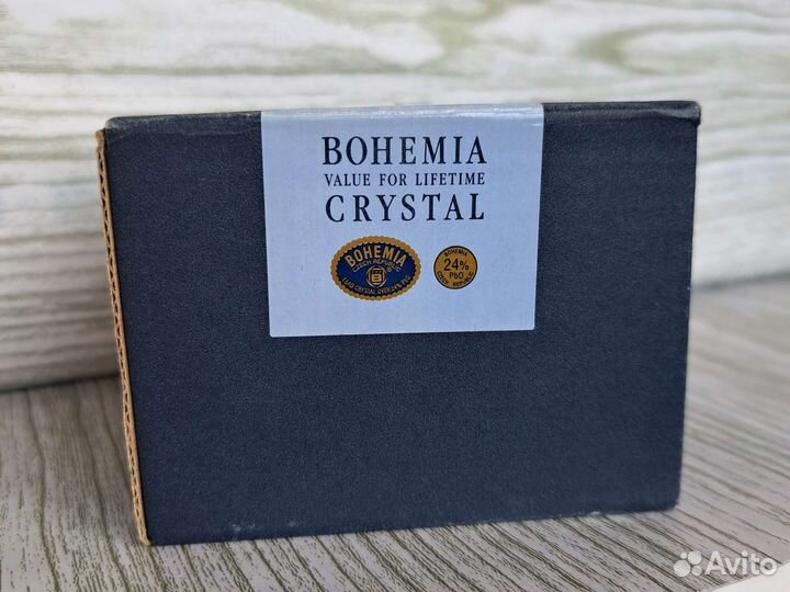 Шкатулка хрустальная доза с крышкой