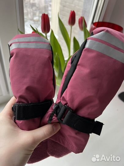 Непромокаемые варежки зима H&M