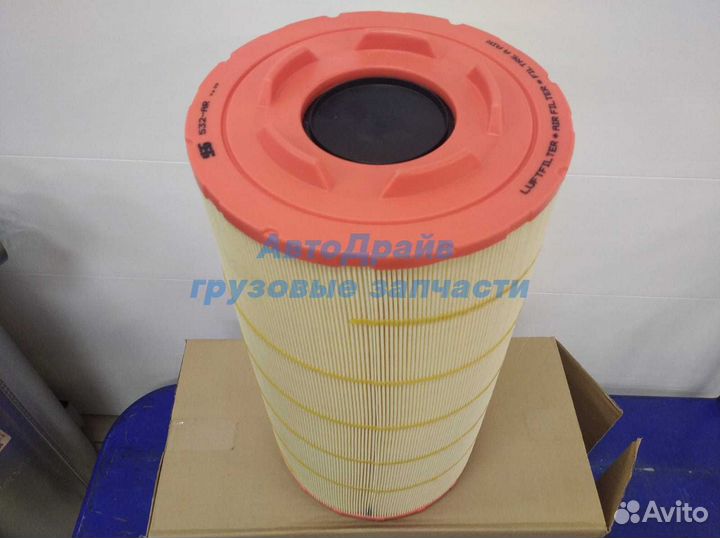 Фильтр воздушный для грузовиков Scania евро 5 и дл