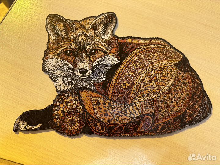 Деревянные фигурные пазлы