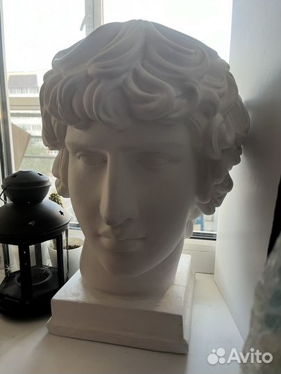 Гипсовая голова Антиноя