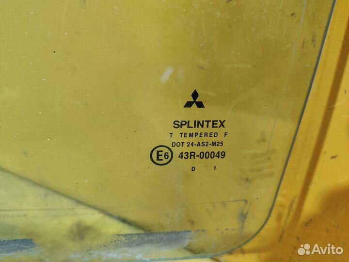 Стекло заднее левое для Mitsubishi Space Star