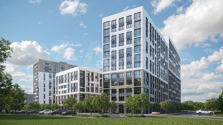 2-к. квартира, 59,4 м², 5/14 эт.