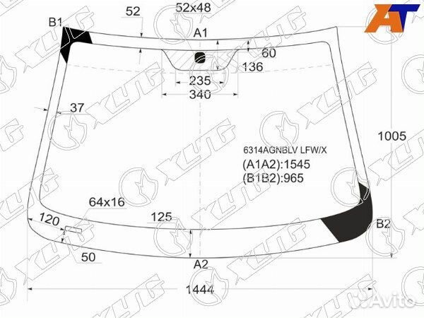 Стекло лобовое chevrolet captiva