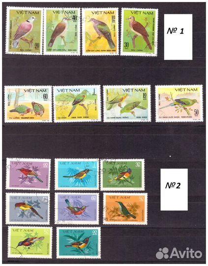 Флора и фауна. Почтовые марки разных стран