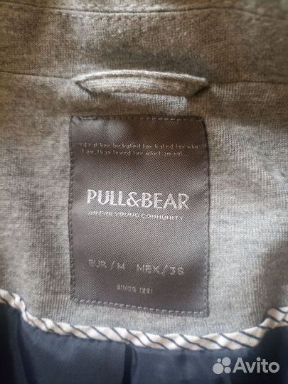 Пиджак мужской pull&bear