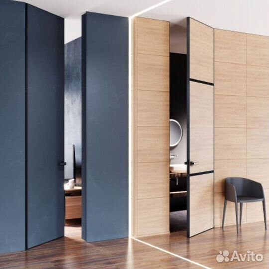 Двери скрытые межкомнатные под отделку