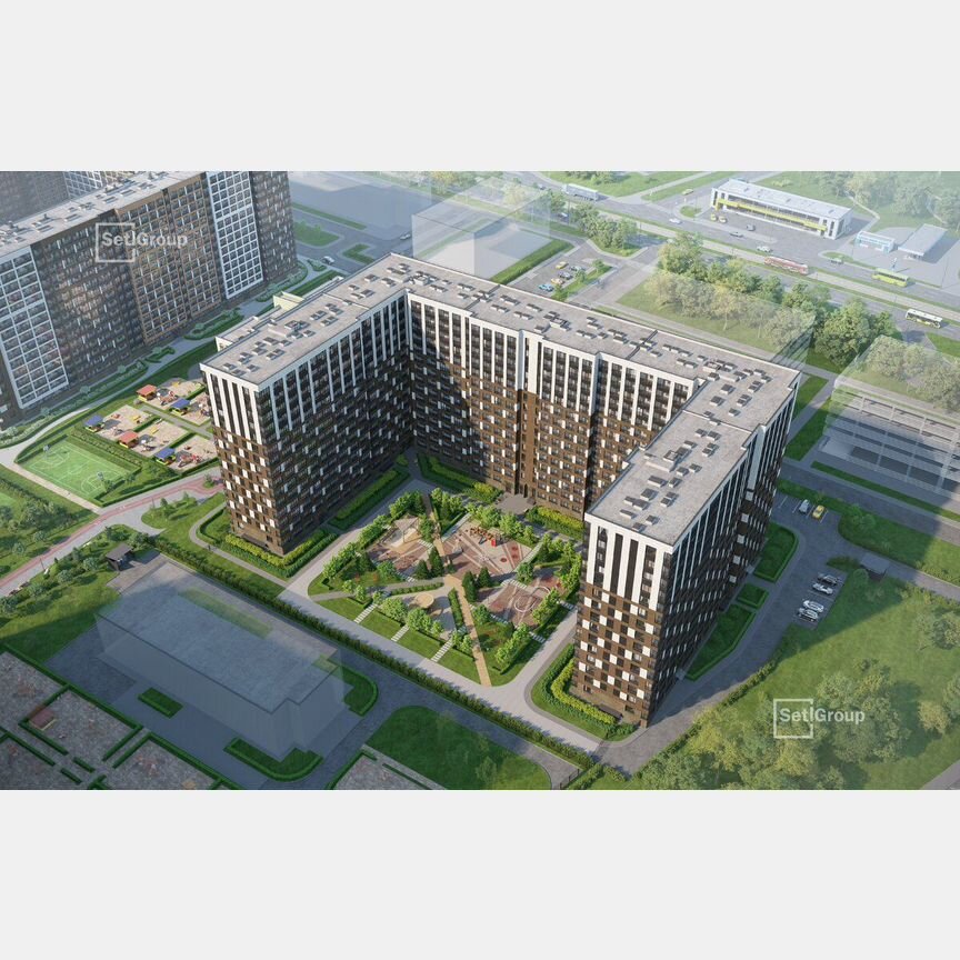 Квартира-студия, 25,6 м², 3/15 эт.