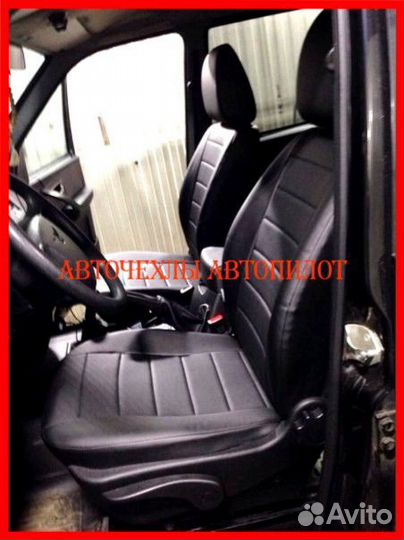 Чехлы Автопилот УАЗ Патриот из экокожи чёрные