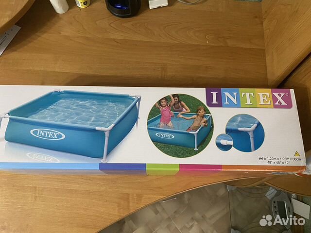 Бассейн каркасный квадратный, 122х122х30см Intex купить в Ульяновске ...