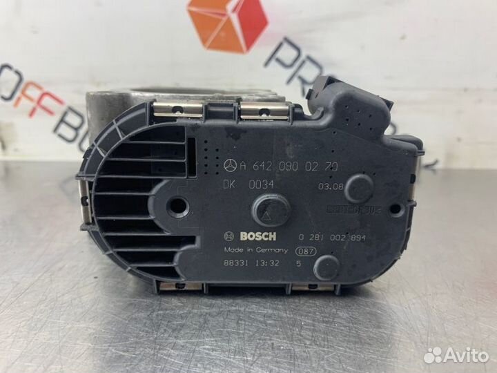 Заслонка дроссельная Mercedes E-Class W211 OM642