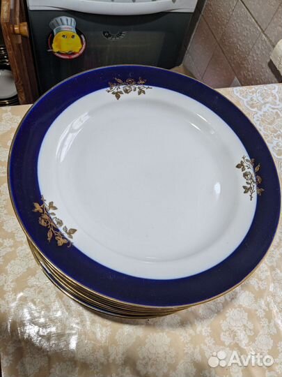 Тарелки Дулевский завод бокалы стаканы