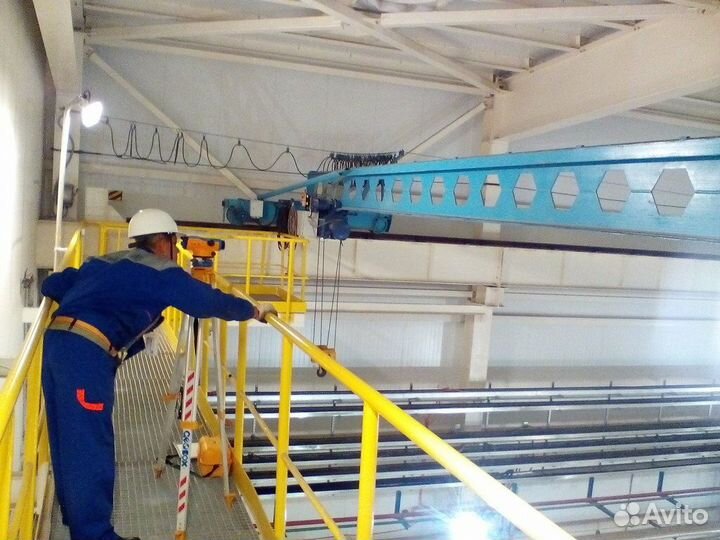 Нивелировка крановых путей