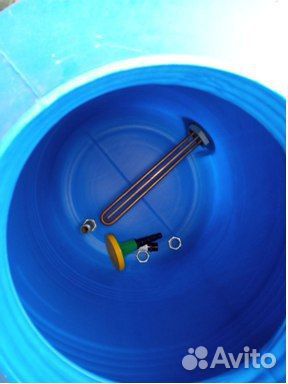 Бочка водонагреватель для душа с тэном