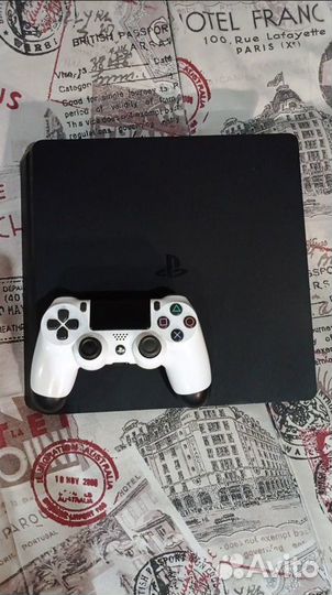 Ps4 slim 500gb + игры