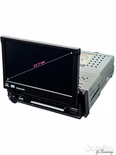 Авто магнитола андроид один дин выдвижной экран