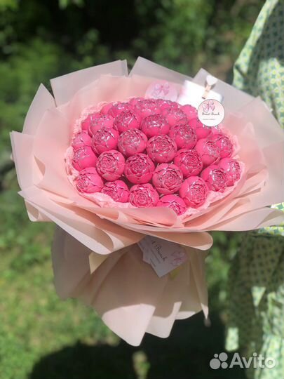 Букет из шоколадных цветов