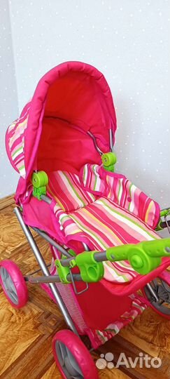 Коляска для кукол demi star + кукла