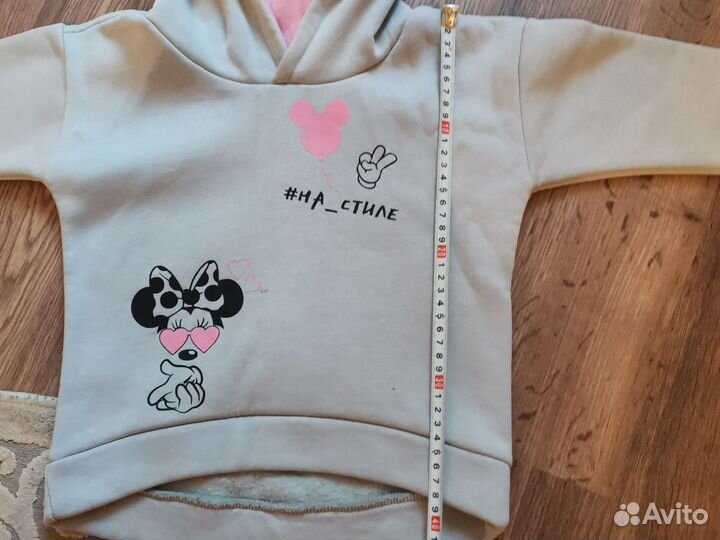 Флисовый костюм на девочку 104