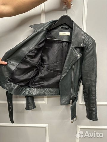 Кожаная куртка uterque M объявление продам