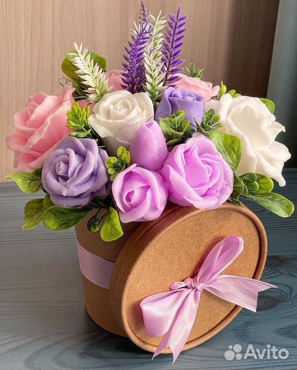 Букет из мыла ручной работы