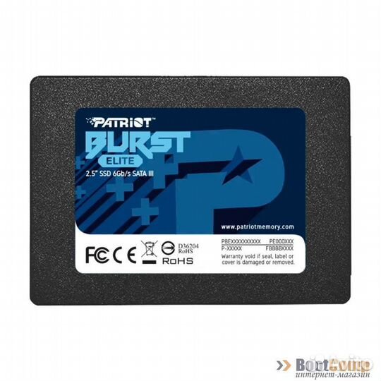 Жесткий диск SSD 240GB Patriot burst elite PBE240G