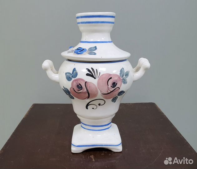 Самовар фарфор керамика Гжель СССР