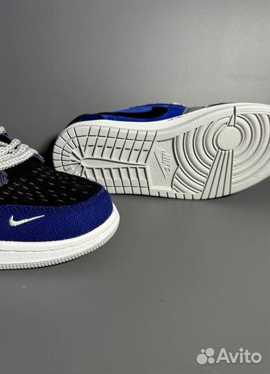 Кроссовки AIR jordan 1 LOW x Zion Williamson Ice Л