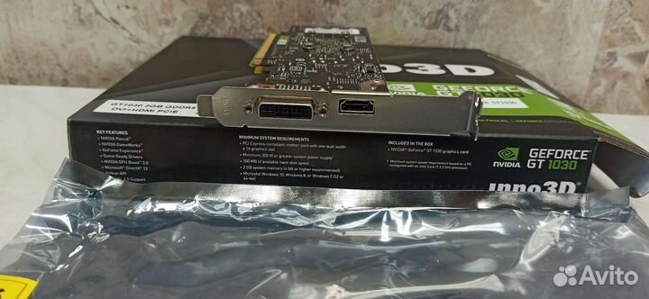 Видео карту Nvidia Geforce GT1030 2Gb gddr5