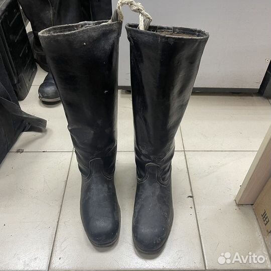 Хромовые яловые сапоги СССР (сзр)