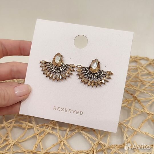 Серьги с камнями Новые