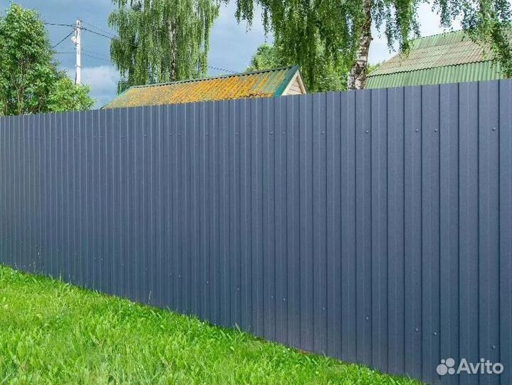 Профнастил, профлист с-8 Серый графит