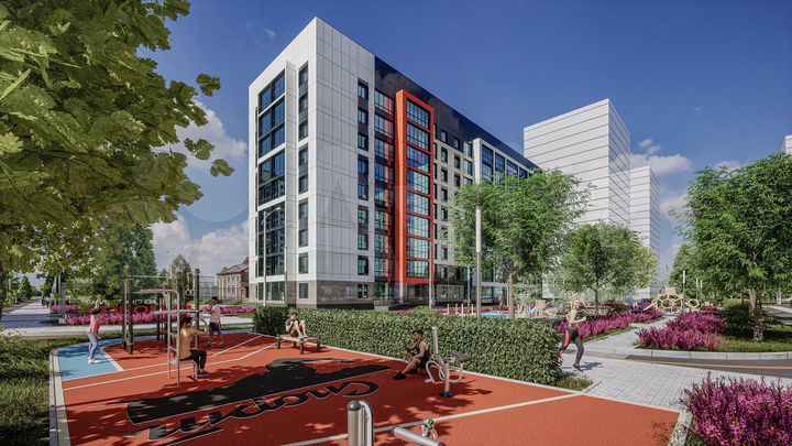 2-к. квартира, 46,1 м², 8/18 эт.