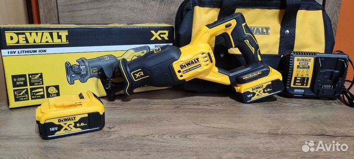 Сабельная пила dewalt DCS382N