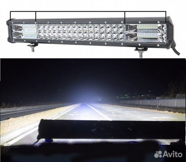 Led светодиодная балка 360W 66 см