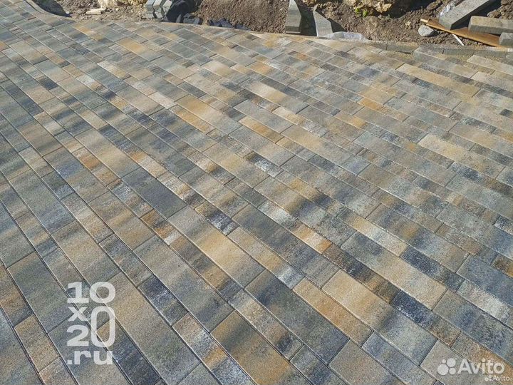 Тротуарная плитка, брусчатка, бордюры