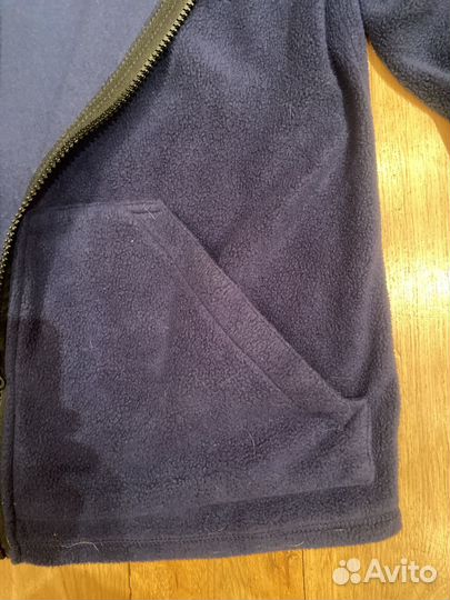 Флиска на молнии с карманами