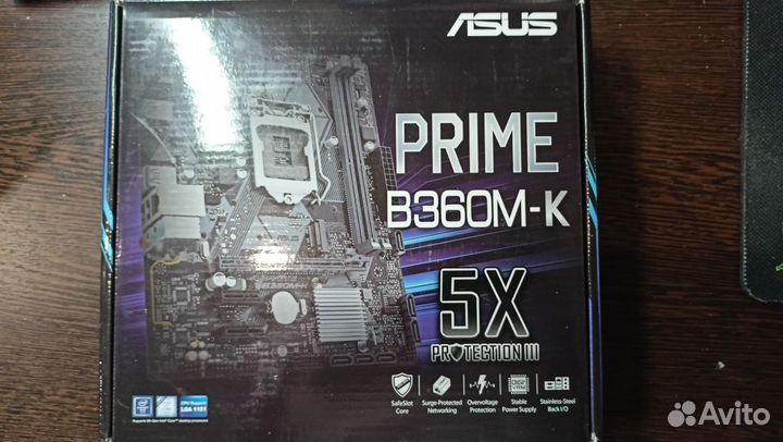 Intel core i5 9400f. B360M-K. corsair 2x8 2666MHz