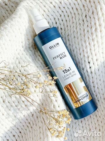 Несмываемый крем-спрей Ollin 15в1