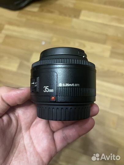 Объектив yongnuo 35mm новый