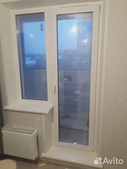 Балконный блок с дверью