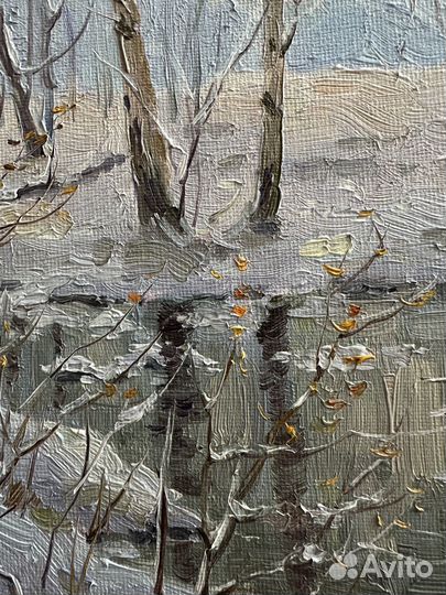 Картина маслом Ручей