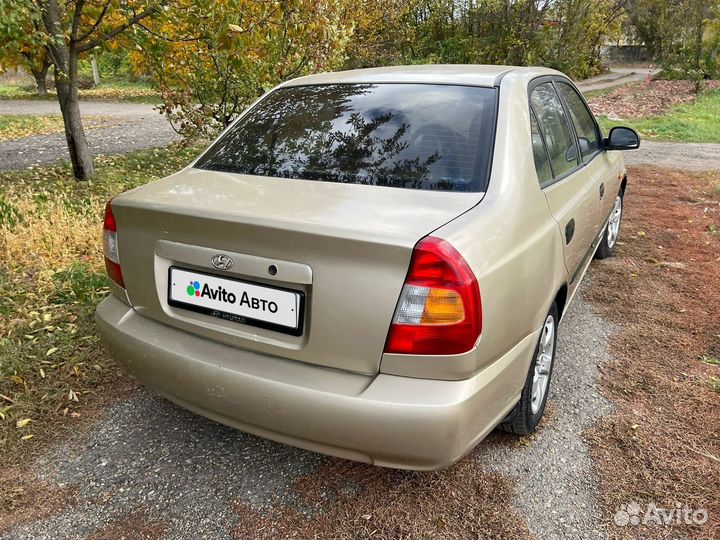 Hyundai Accent 1.5 МТ, 2003, 150 000 км