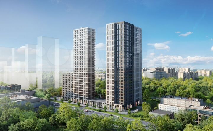 2-к. квартира, 63,7 м², 2/30 эт.