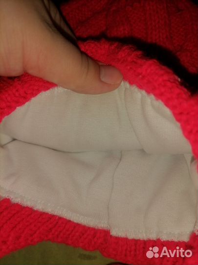 Шапка зимняя для девочки 4-5 лет