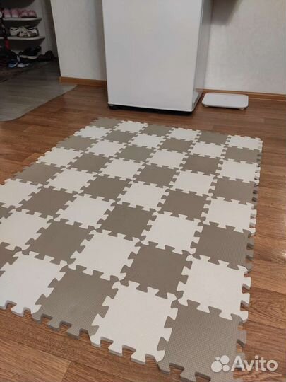 Детский коврик пазл толстый