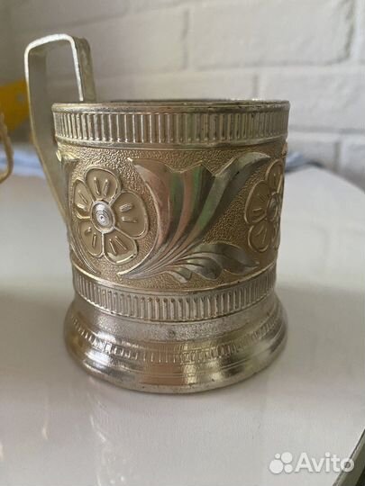 Подстаканник алюминий времен СССР