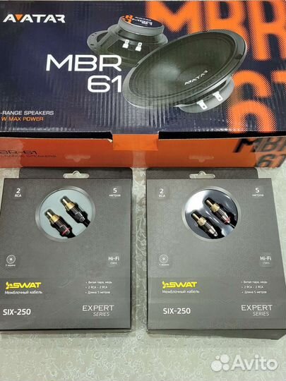 Avatar MBR61, межблоки RCA Swat Six 250